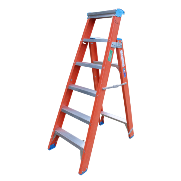 single sided channel section step ladder